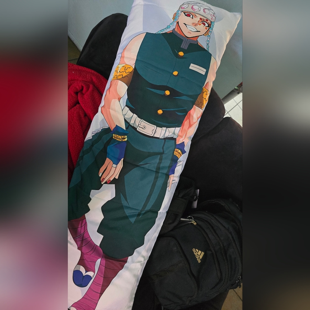 🆕️Anime DEMON SLAYER TENGEN Body Pillow Cover & pillow - Picture 2 of 6